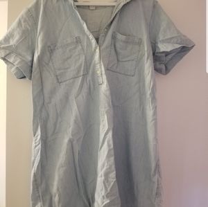 Old Navy Blue Denim Style Cotton Dress